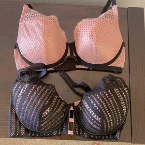 Lot of 2 lace overlay bras. Victoria Secret.